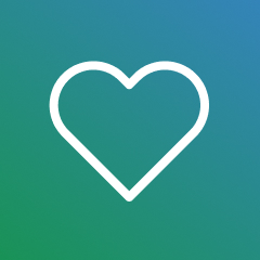 Simple heart graphic
