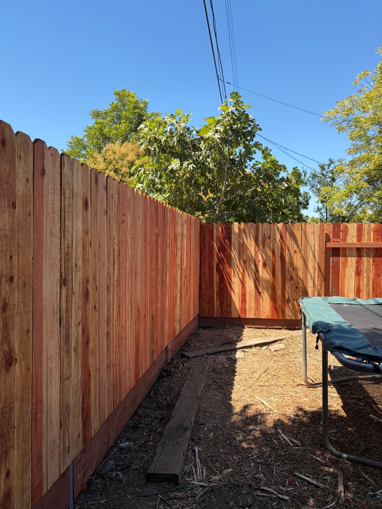 Backyard Fencing project.